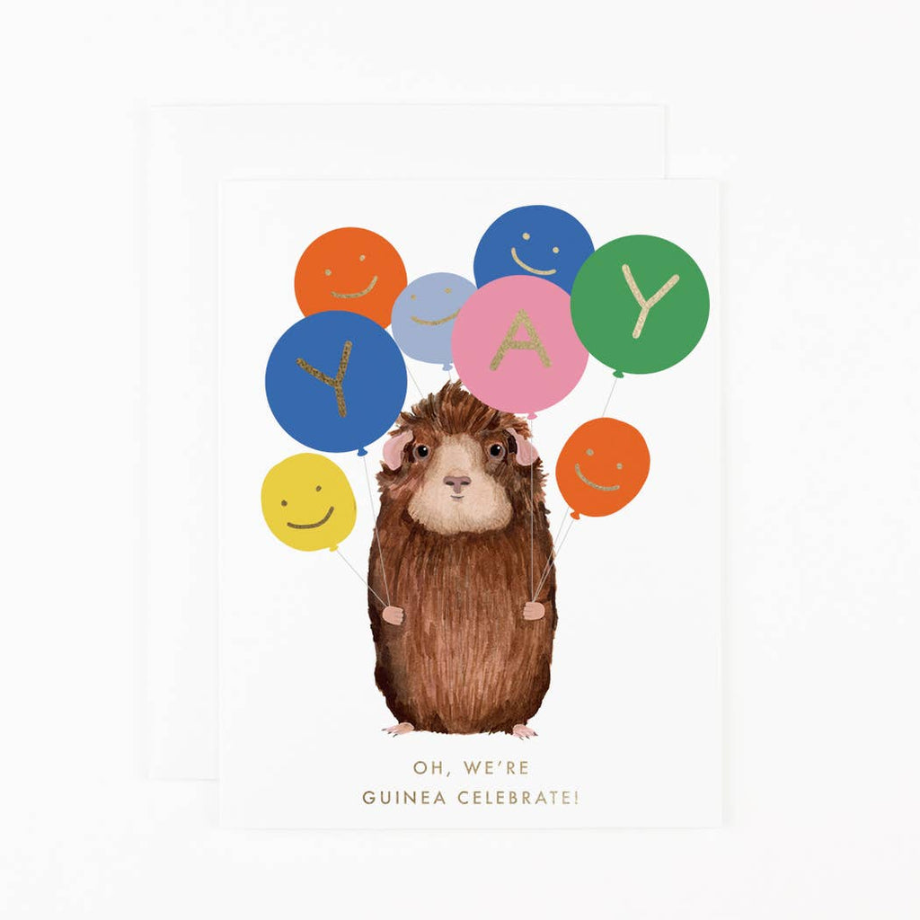 Dear Hancock - Oh, We're Guinea Celebrate *gold foil