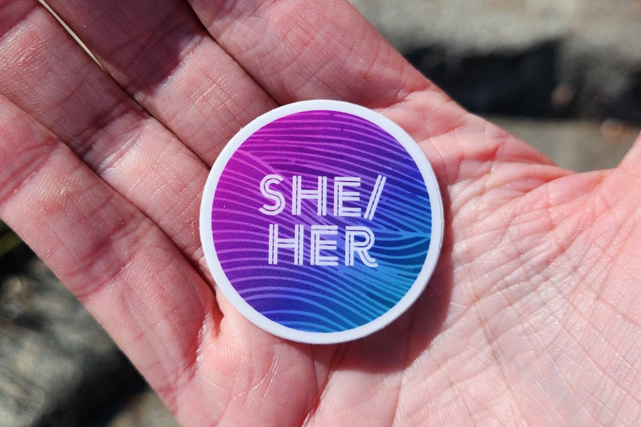 Discovery Stickers - She/Her Sticker