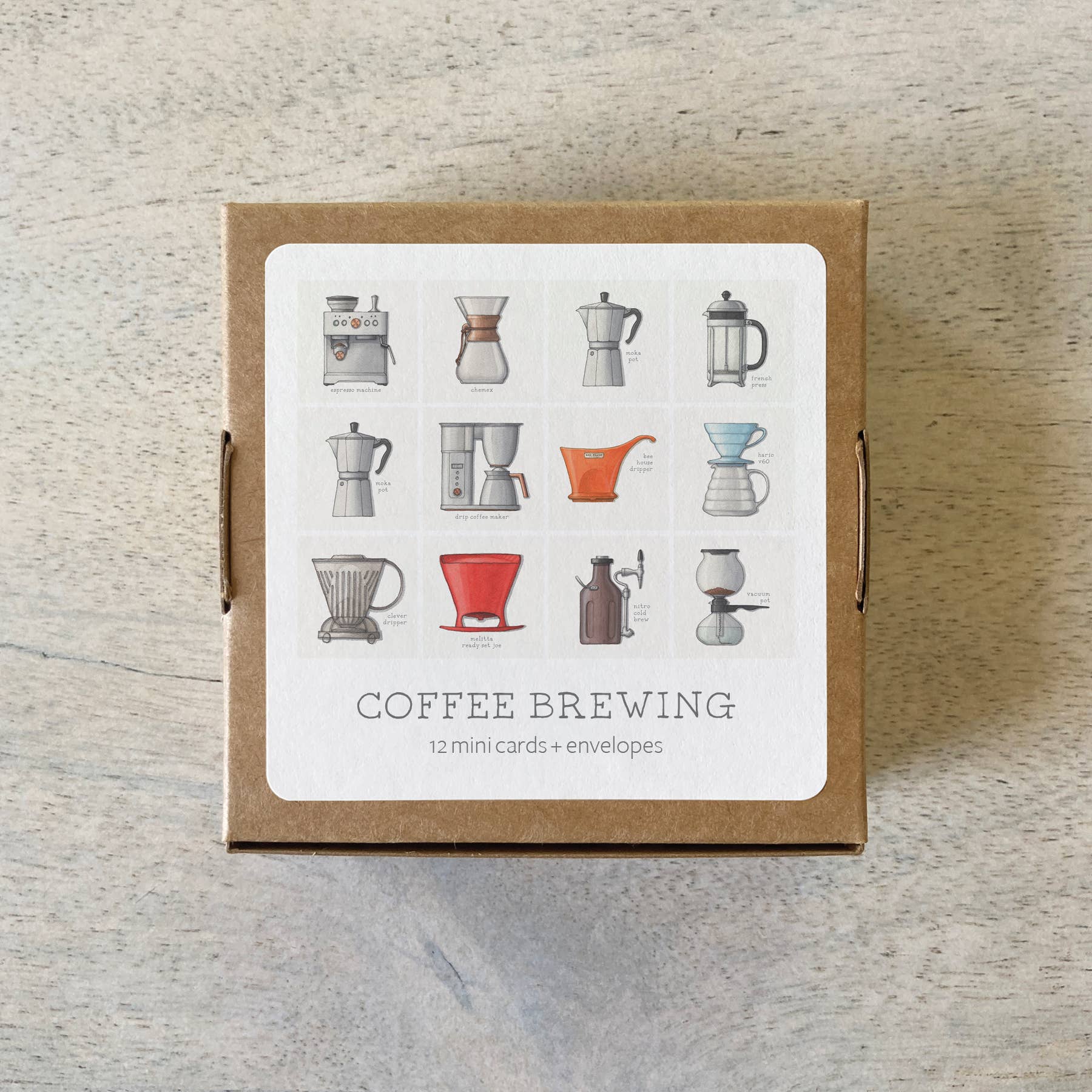 Yeesan Loh - Mini Cards Set / Coffee Brewing