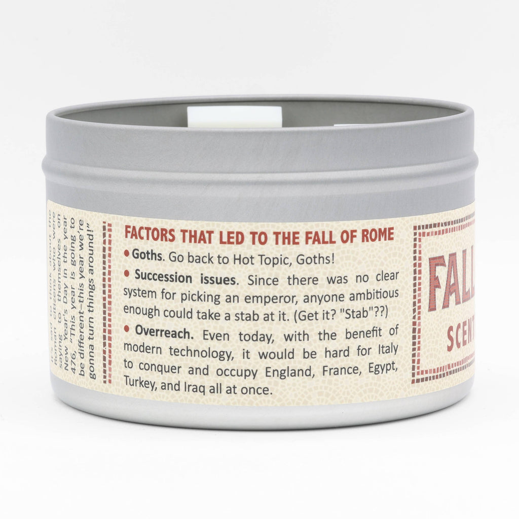 JD and Kate Industries - Fall of Rome Scented Candle