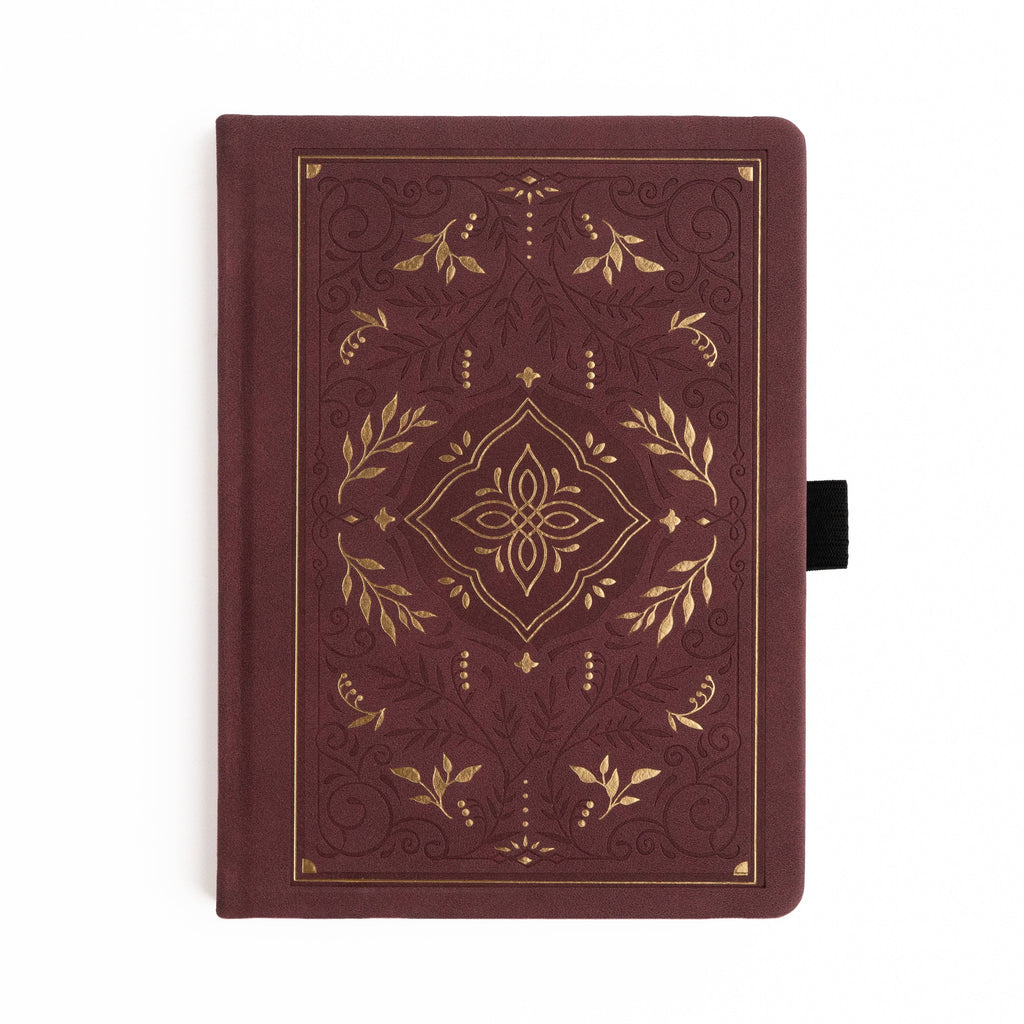 Archer and Olive - Storybook in Plum Notebook: Dot Grid / A5