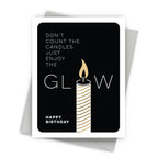 Fine Moments - Enjoy The Glow – Foil-Pressed Birthday Card