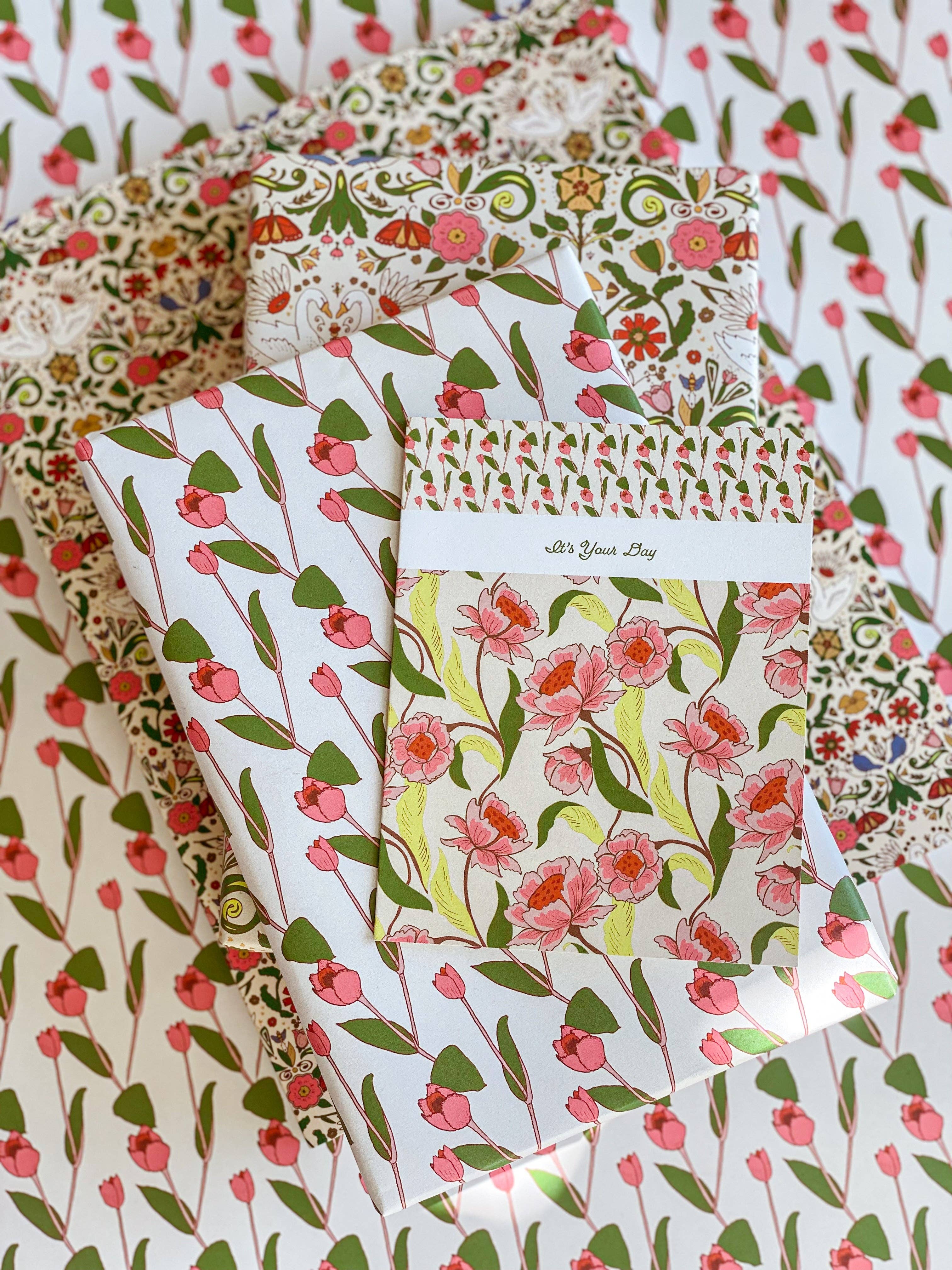 re:mused studio - Cambrifornia Gift Wrap Sheet – Double Sided