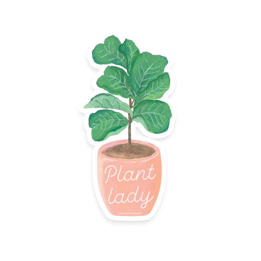 June Paper Market - Plant Lover Sticker