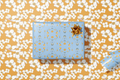re:mused studio - California Poppy Gift Wrap Sheet – Double Sided: Single Sheets