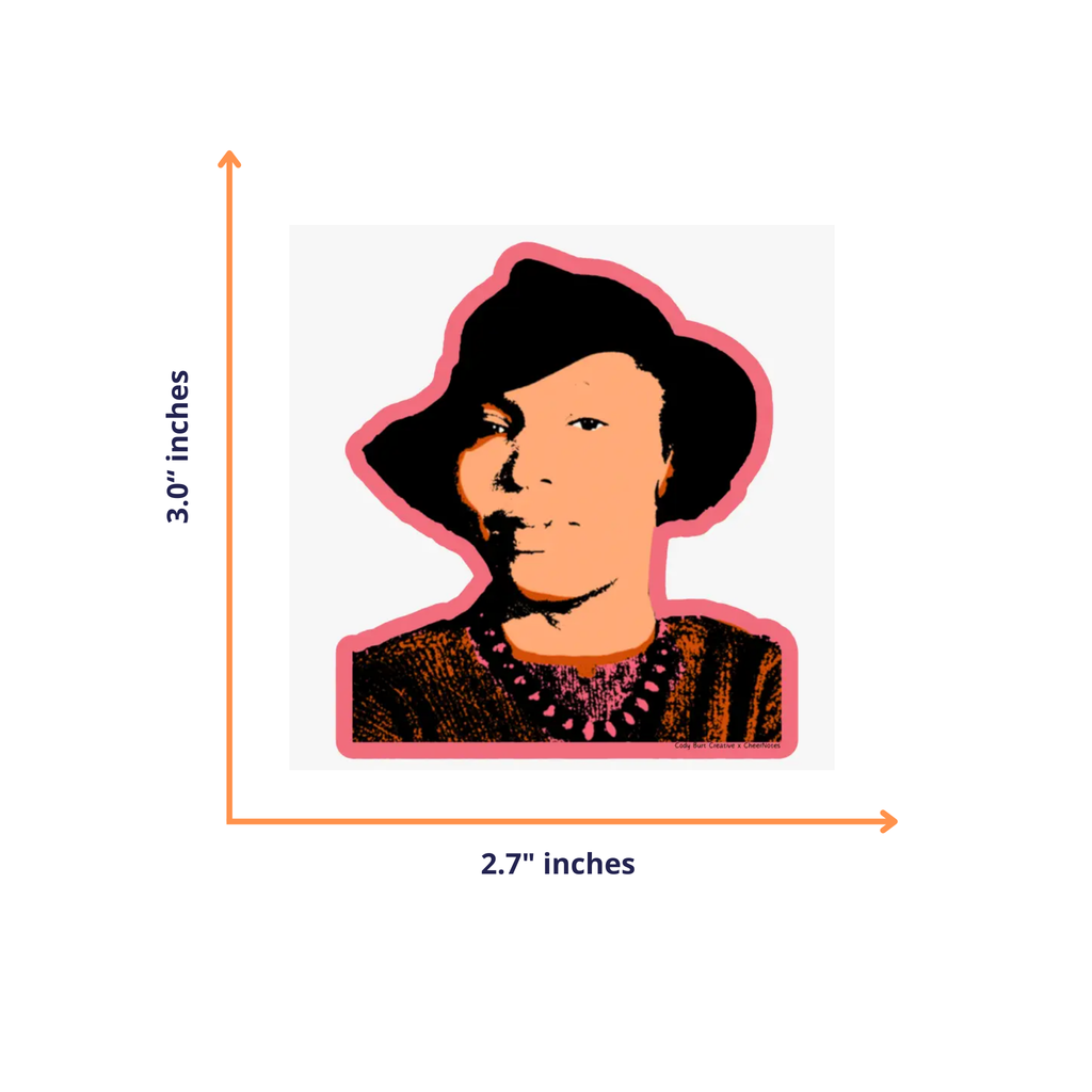 CheerNotes Greeting Cards & Stationery - Zora Neale Hurston Stickers | Black Literary Icon | Bookish