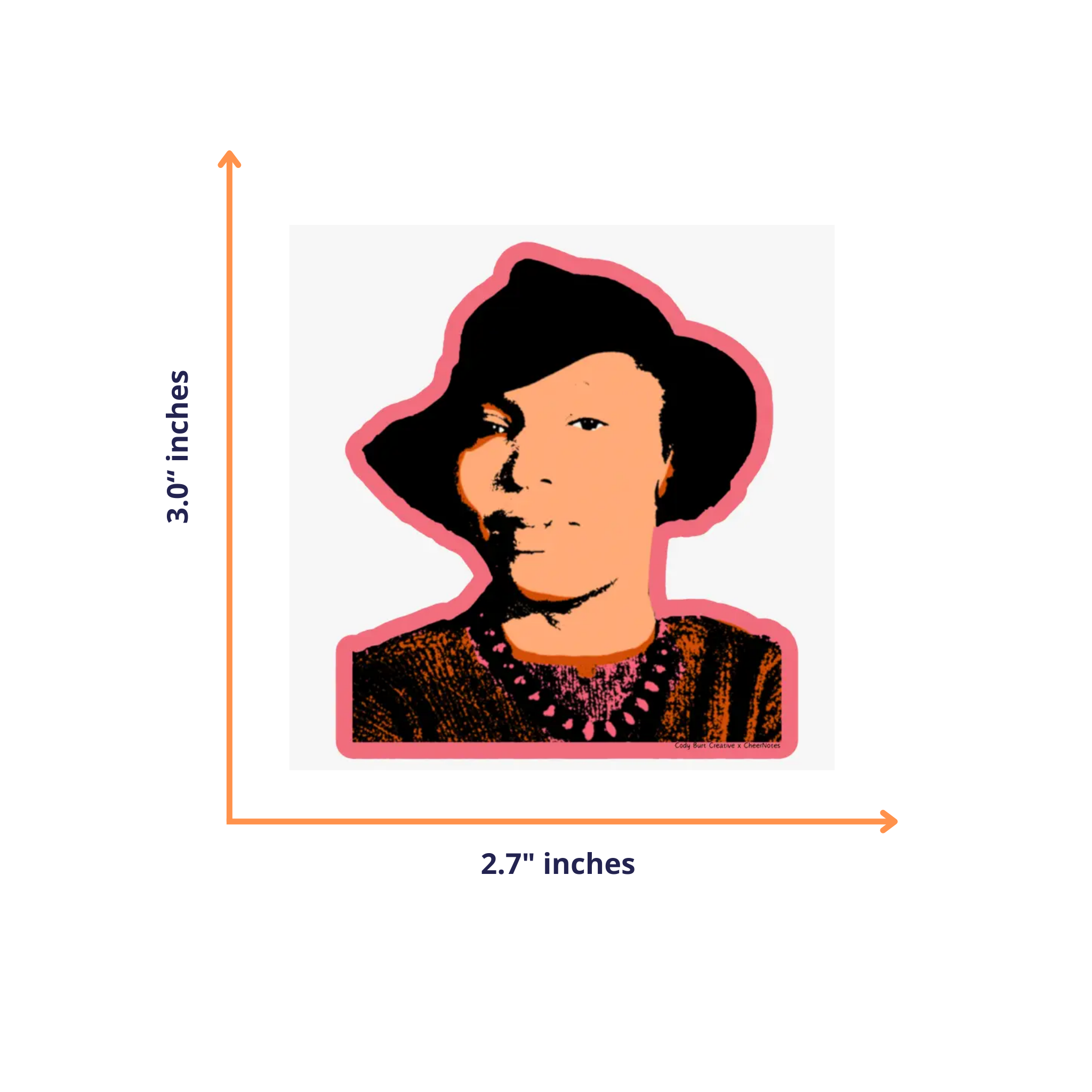 CheerNotes Greeting Cards & Stationery - Zora Neale Hurston Stickers | Black Literary Icon | Bookish