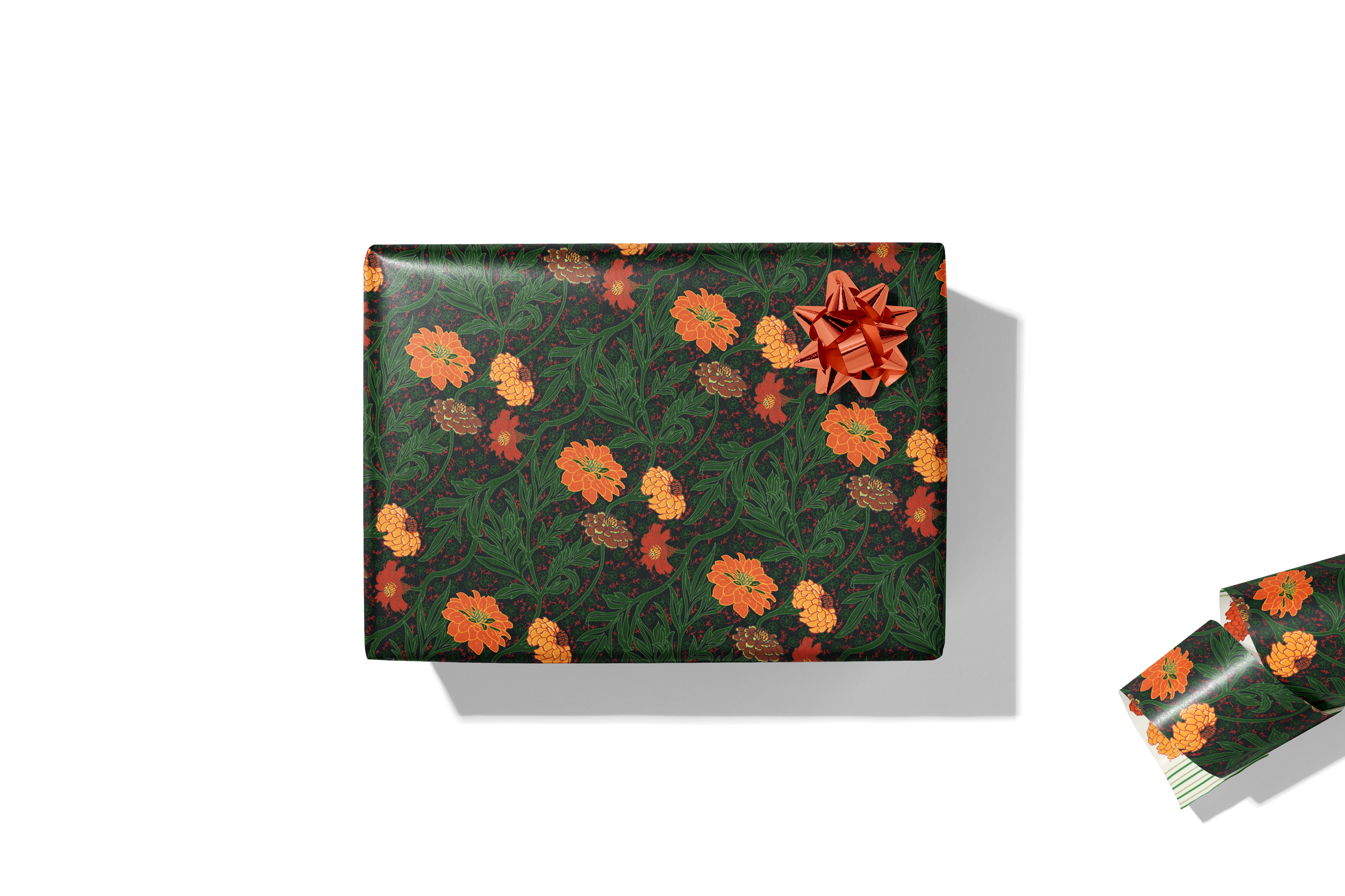 re:mused studio - Zinnia Gift Wrap Sheet – Double Sided: Single Sheets