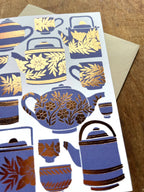 Katharine Watson - Tea Set Greeting Card