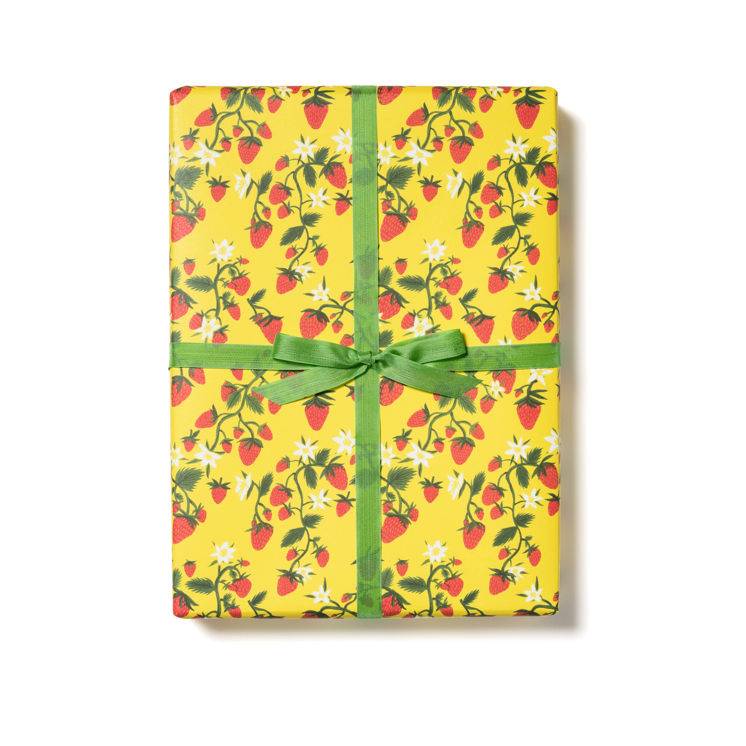 Red Cap Cards - Strawberry Patch wrapping paper