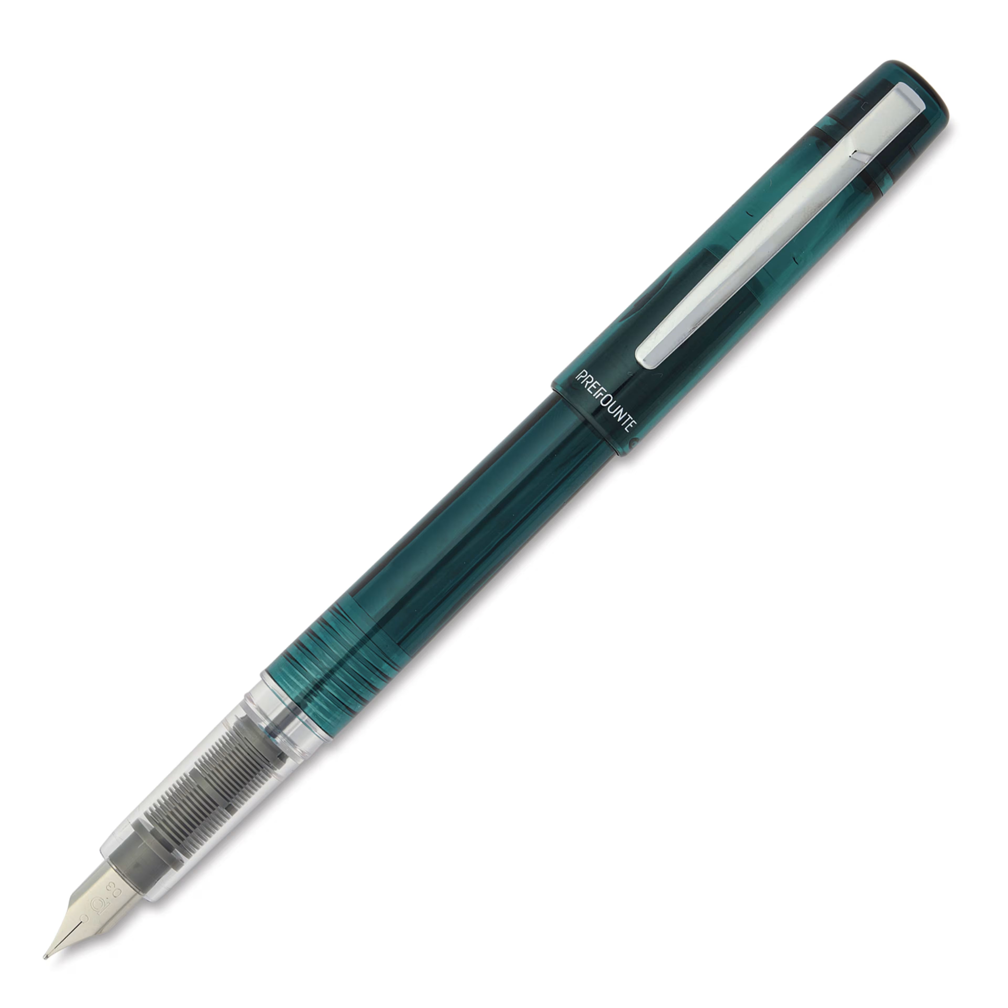 Platinum Prefounte Fountain Pen  - Dark Emerald, Fine