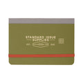 Designworks Ink, Standard Issue Pocket Journal - Army Green + Chili
