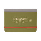 Designworks Ink, Standard Issue Pocket Journal - Army Green + Chili