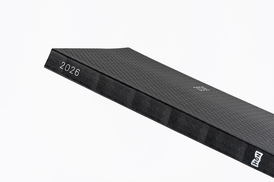 Hobonichi, Techo 2026 HON A5, Paper Series, Black Gingham