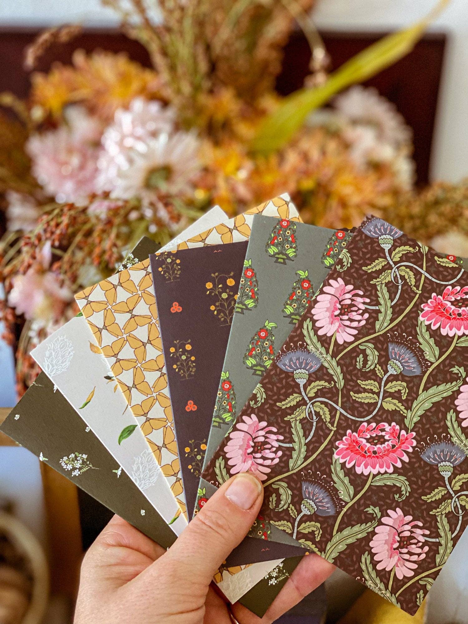 re:mused studio - Thistle Mum A2 Greeting Card