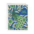 Red Cap Cards - Birthday Peacock greeting card