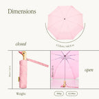 Original Duckhead - Pink Compact Eco-Friendly Wind Resistant Duckhead Umbrella