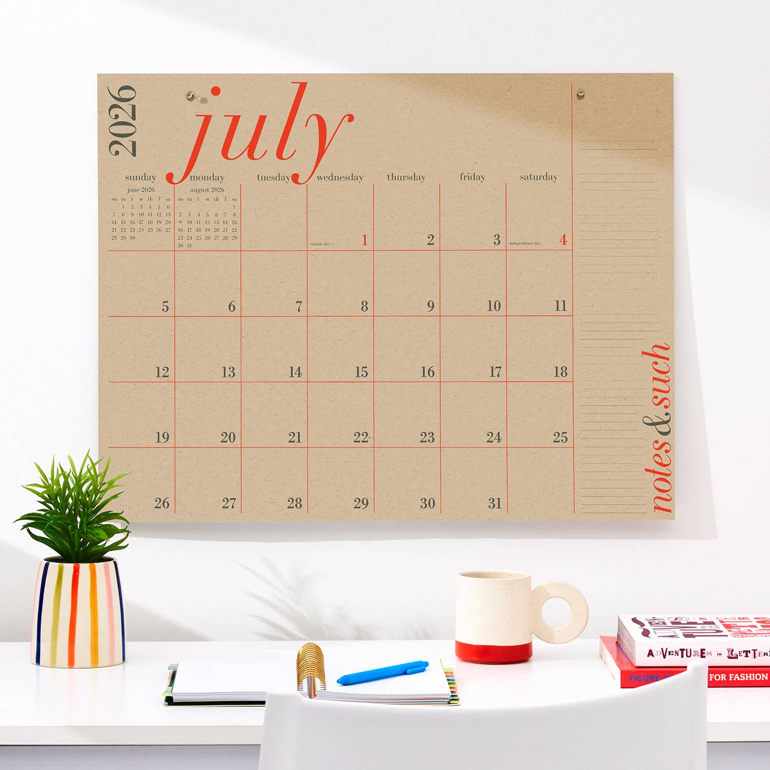Paper Source Wholesale - 2026 Great Big 12 Month Calendar