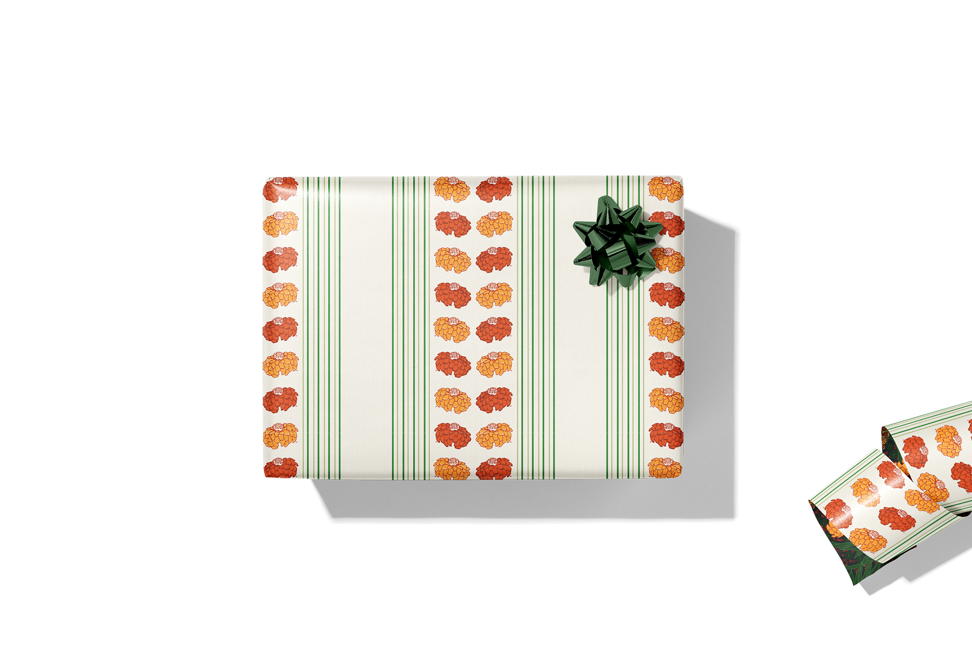 re:mused studio - Zinnia Gift Wrap Sheet – Double Sided: Single Sheets