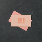 Etc. Letterpress - HI Mini Card