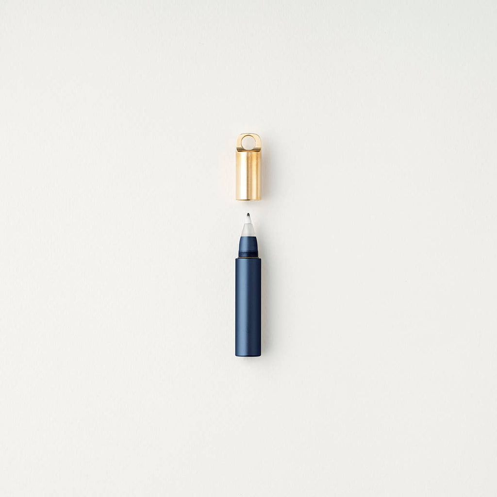 Tom's Studio - The Field Mouse – refillable travel pen: Brass
