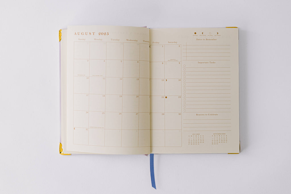 Good Juju Ink - 2026 Vines and Butterflies 17-Month Medium Bound Planner