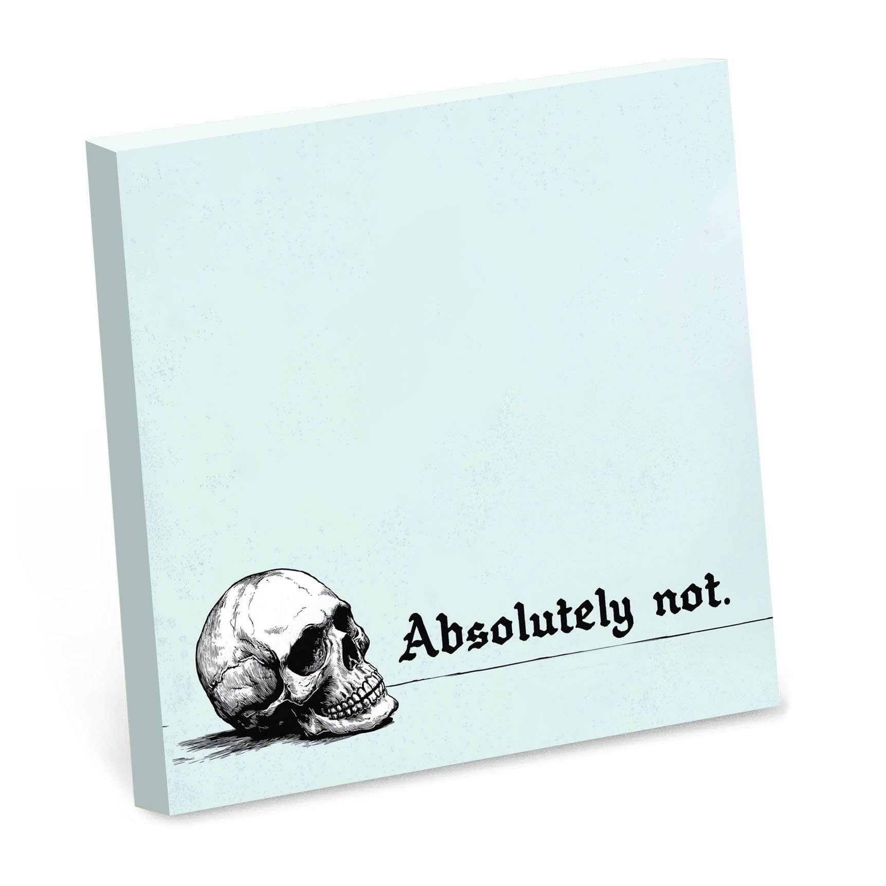 Bad Betty Greeting Co. - Absolutely Not - Funny Sarcastic Sticky Note Pad