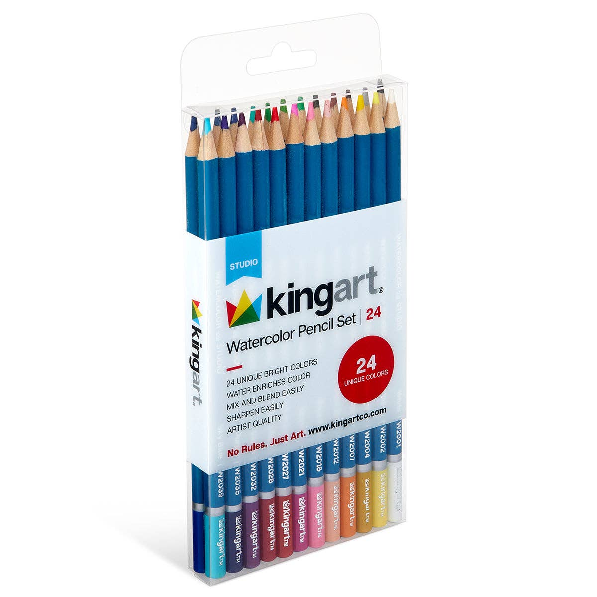 KINGART - Watercolor Pencils Set - 24 Colors: 24