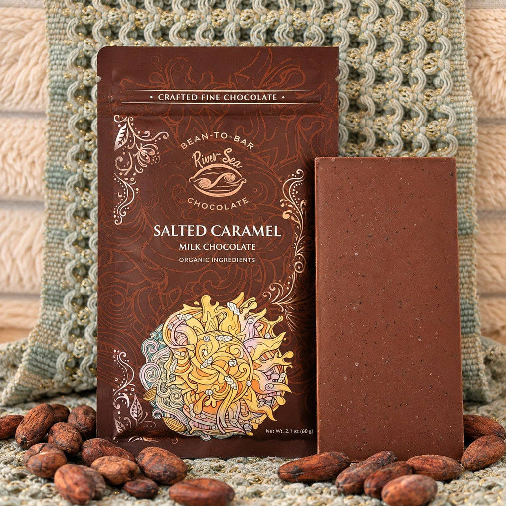 River-Sea Chocolates - Salted Caramel Milk Chocolate