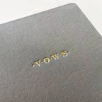 Studio Portmanteau - Wedding Vows Foil Embossed Linen Notebook | Neutral Tones: Cream