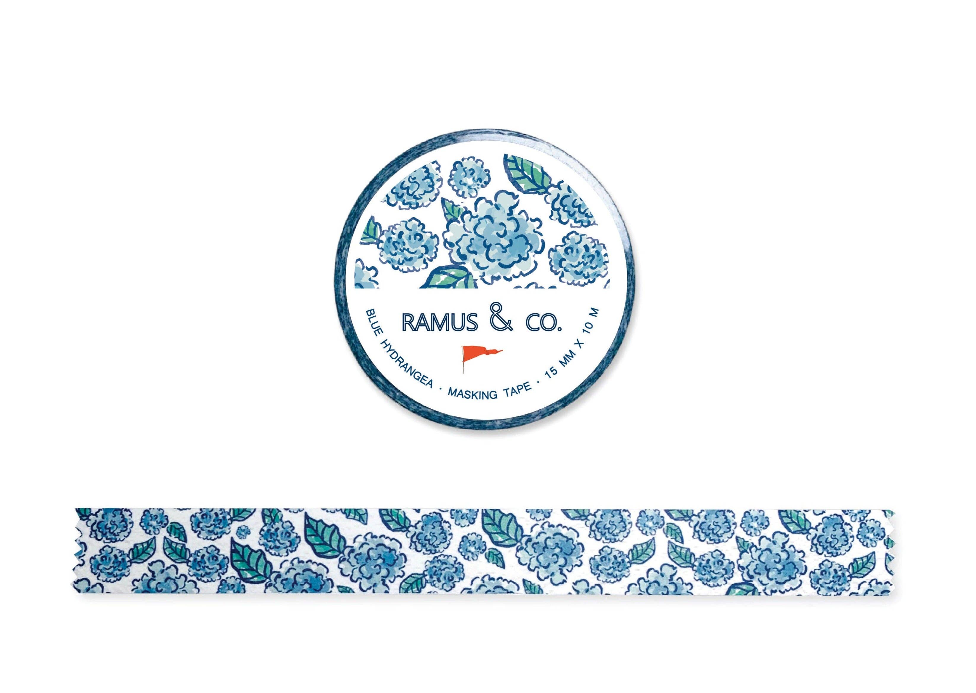 Ramus & Co. - Blue Hydrangea Masking Tape