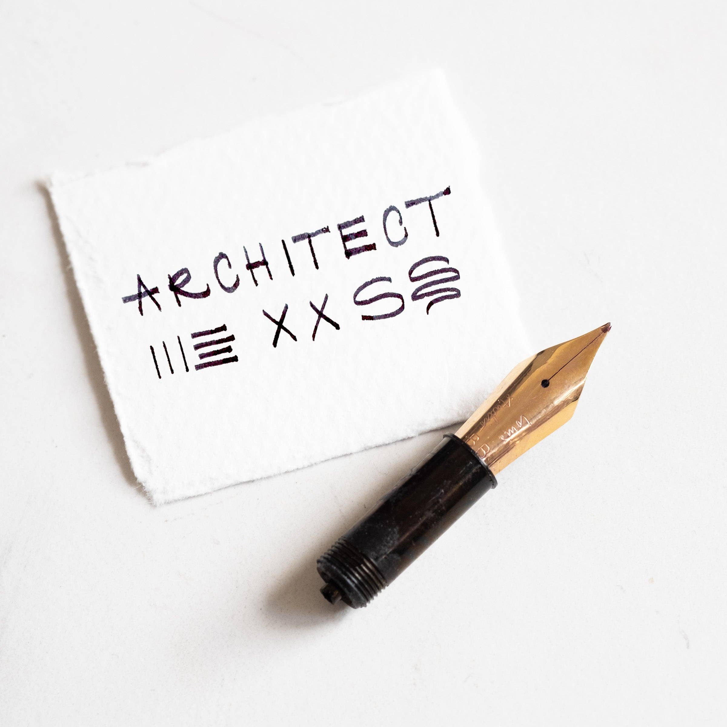 Tom's Studio - Fountain Pen Nib - Architect BB (Double Broad)