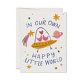 Red Cap Cards - Happy Little World greeting card