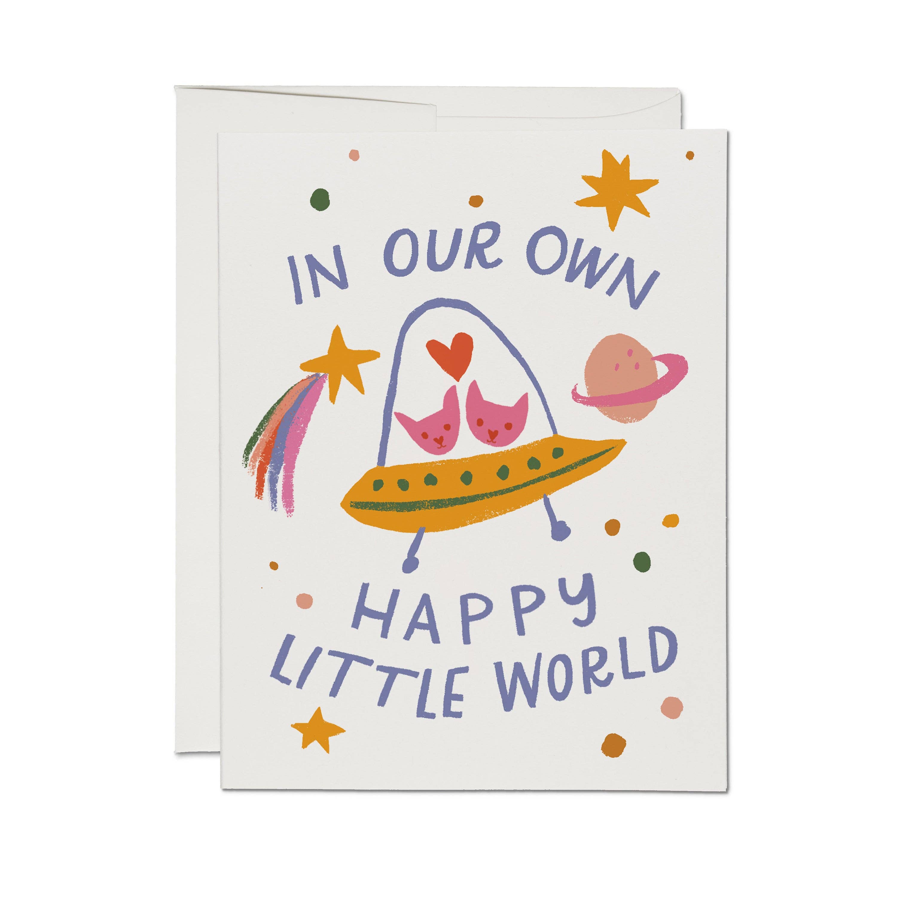 Red Cap Cards - Happy Little World greeting card