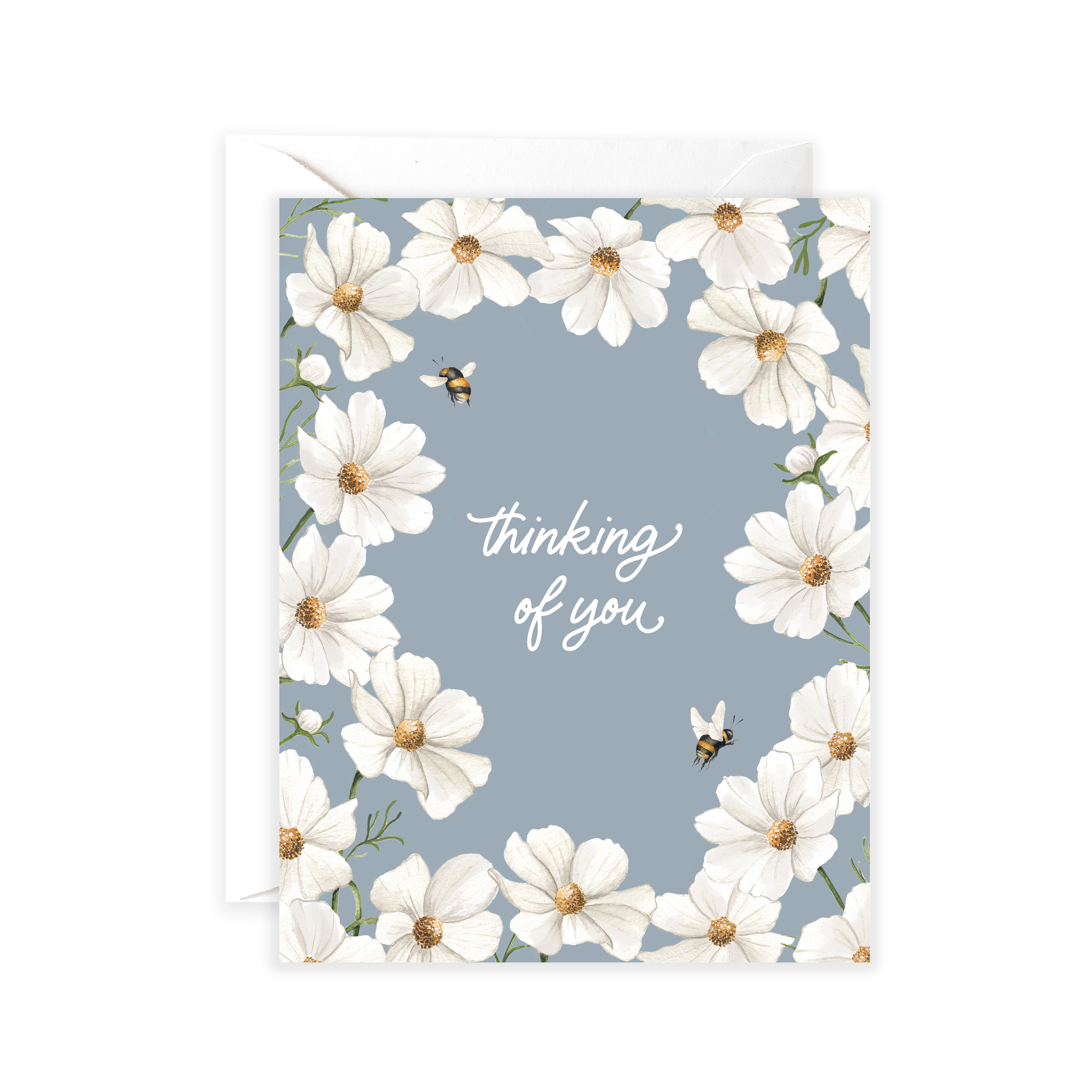 Isabella MG & Co. - Thinking of You Cosmos - Sympathy Card & Miss You Card