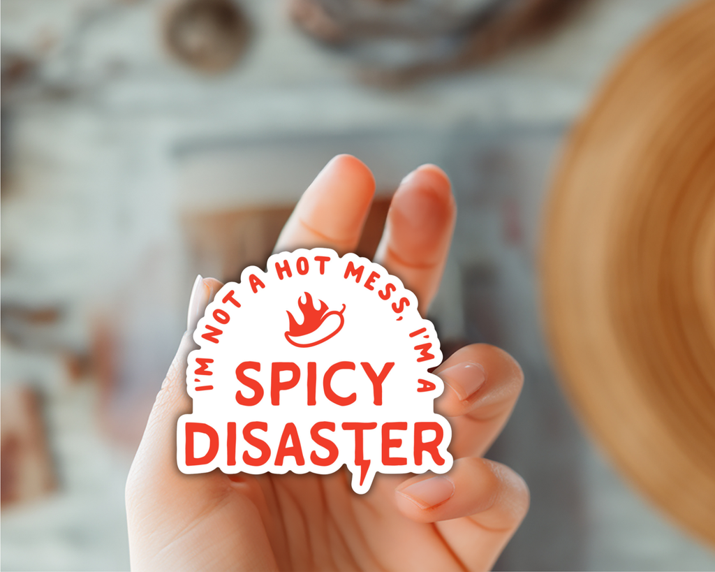 inviting affairs paperie - Spicy Disaster Sticker