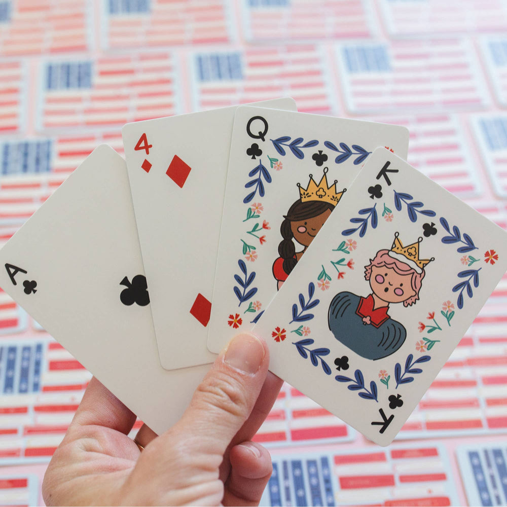 Pippi Post, American Flag Books Deck of Playing Cards