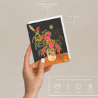 Seedlings - Vase Still Life - Get Well Card