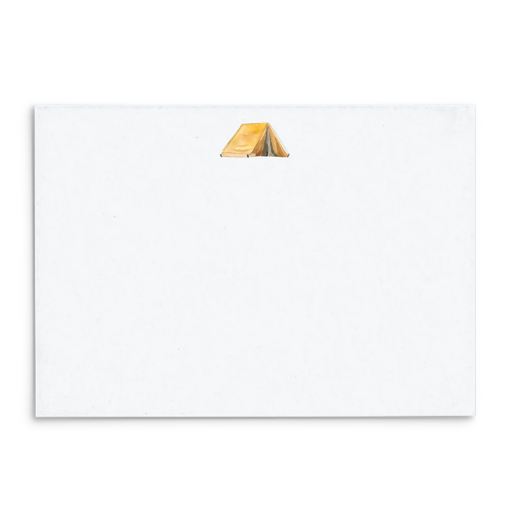 UncommonWares - Tent Watercolor Panel Note Cards