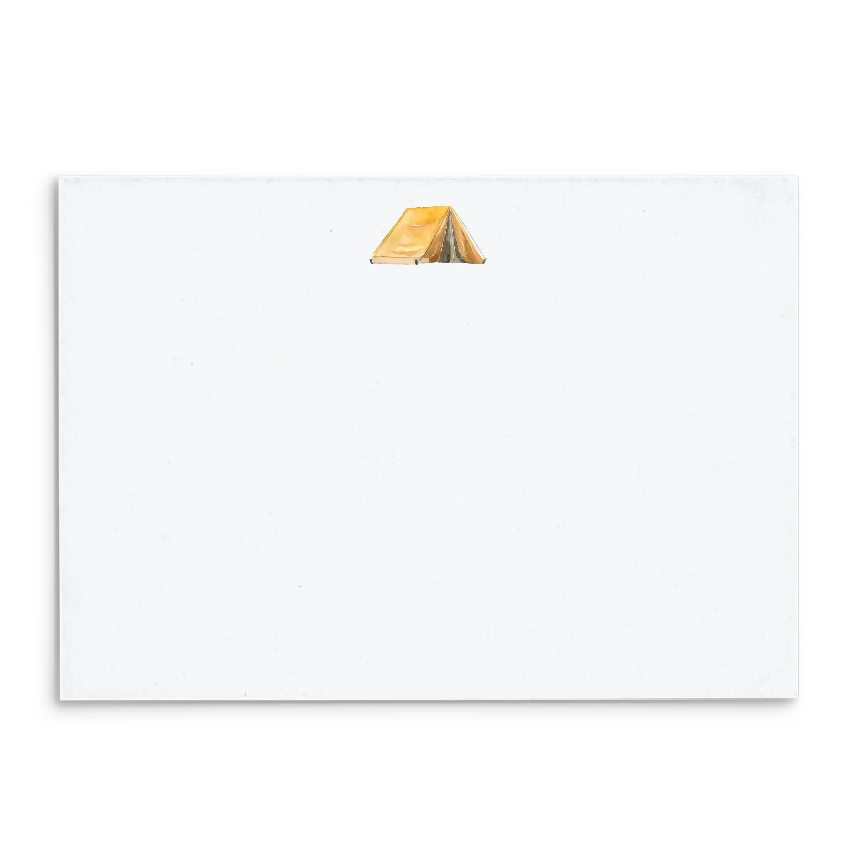 UncommonWares - Tent Watercolor Panel Note Cards
