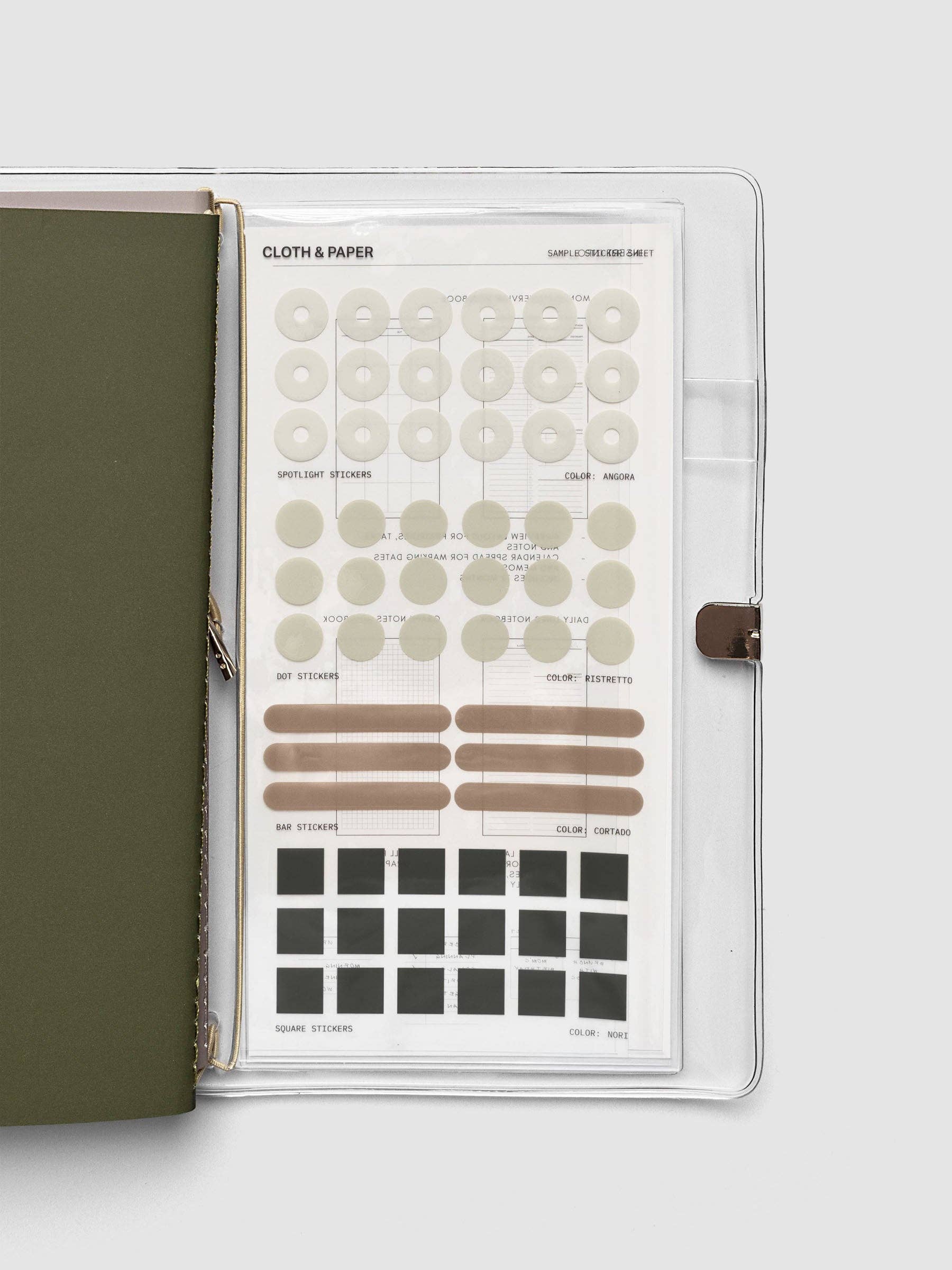 Cloth & Paper - FORMA Travel Notebook Set | A5 Slim