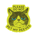 Juju and Moxie - Funny Kitty Cat Goofy Humor High Quality Vinyl Sticker