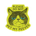 Juju and Moxie - Funny Kitty Cat Goofy Humor High Quality Vinyl Sticker