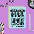 Barone and Co. - Another Year Stacked Birthday Card