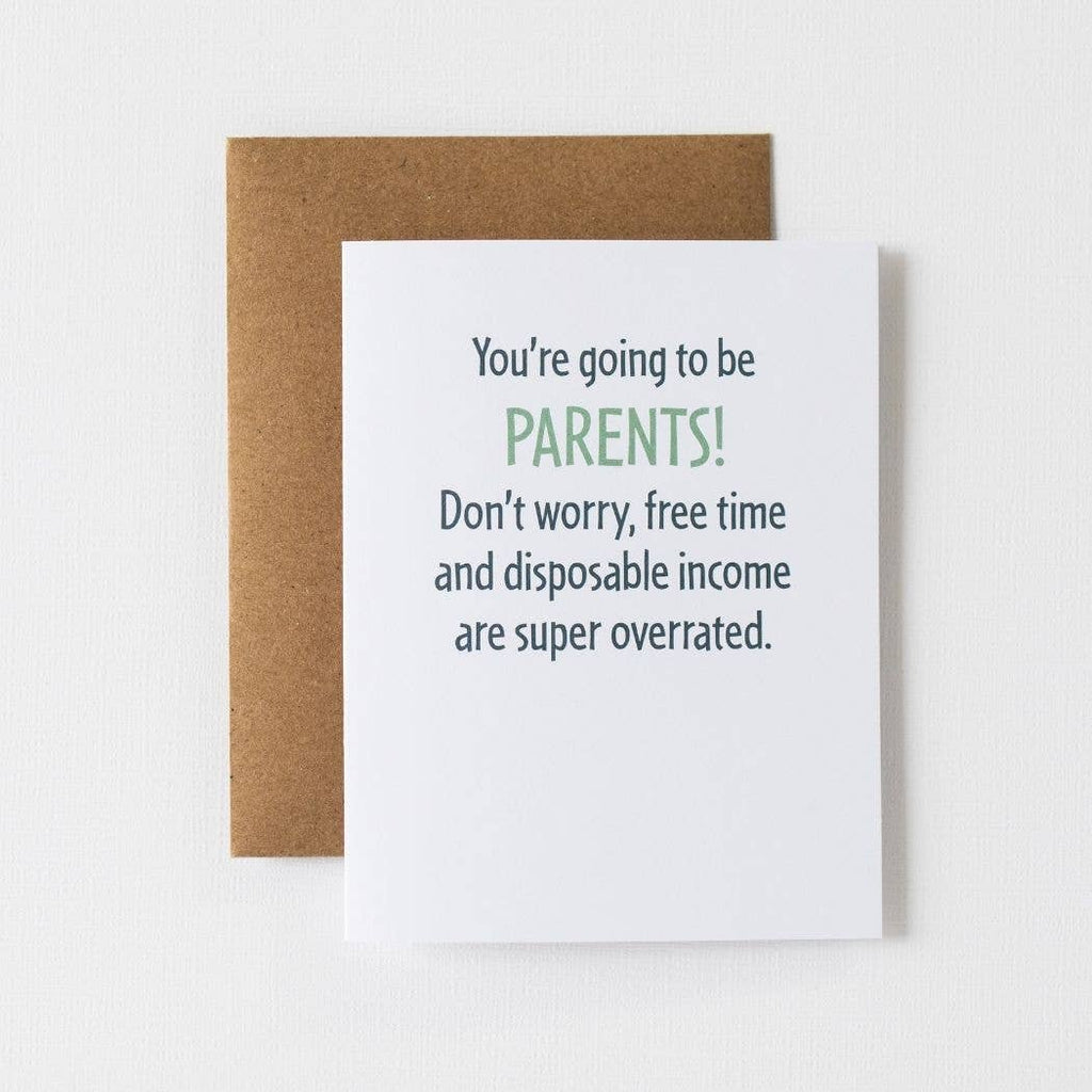Modern Wit - Congratulations Card, You're Going To Be Parents