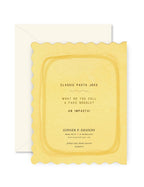 Ginger P. Designs - Pasta Al Dente folded Greeting Card