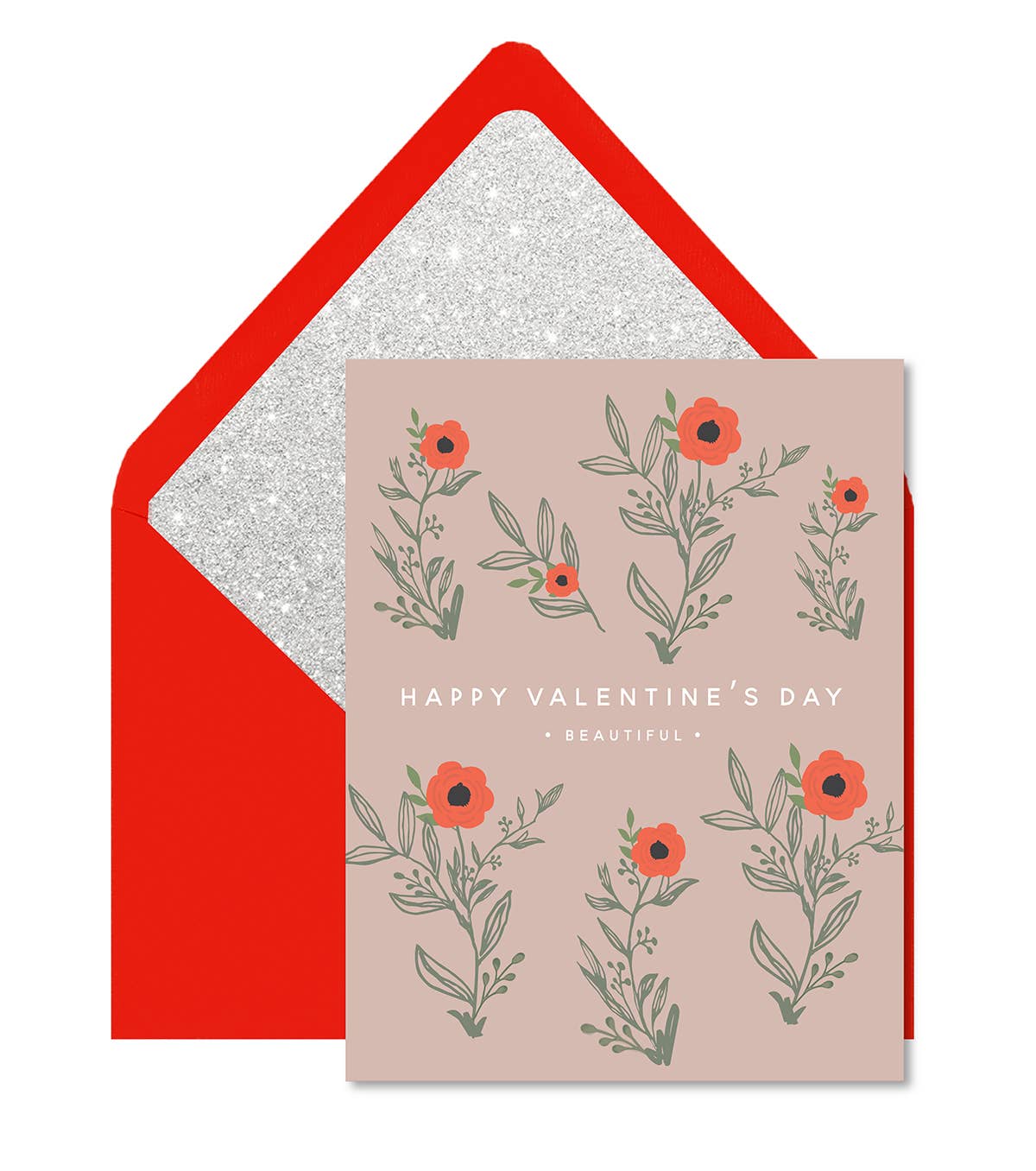 Ginger P. Designs - Valentines Garden Greeting Card