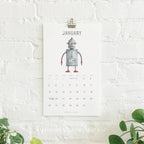 Yeesan Loh - 2026 Calendars: Robots: MON-SUN / Standard/Classic