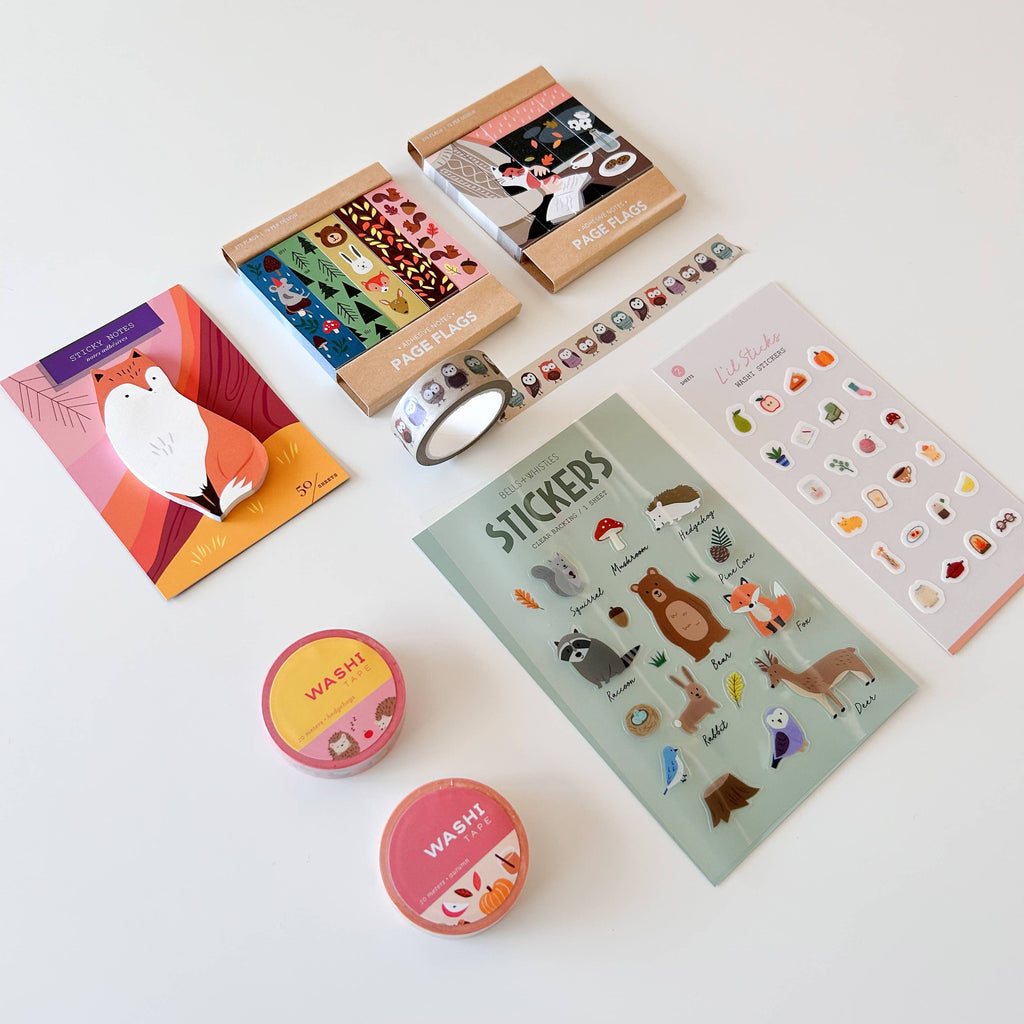 Girl of All Work - Fox Die Cut Sticky Notes