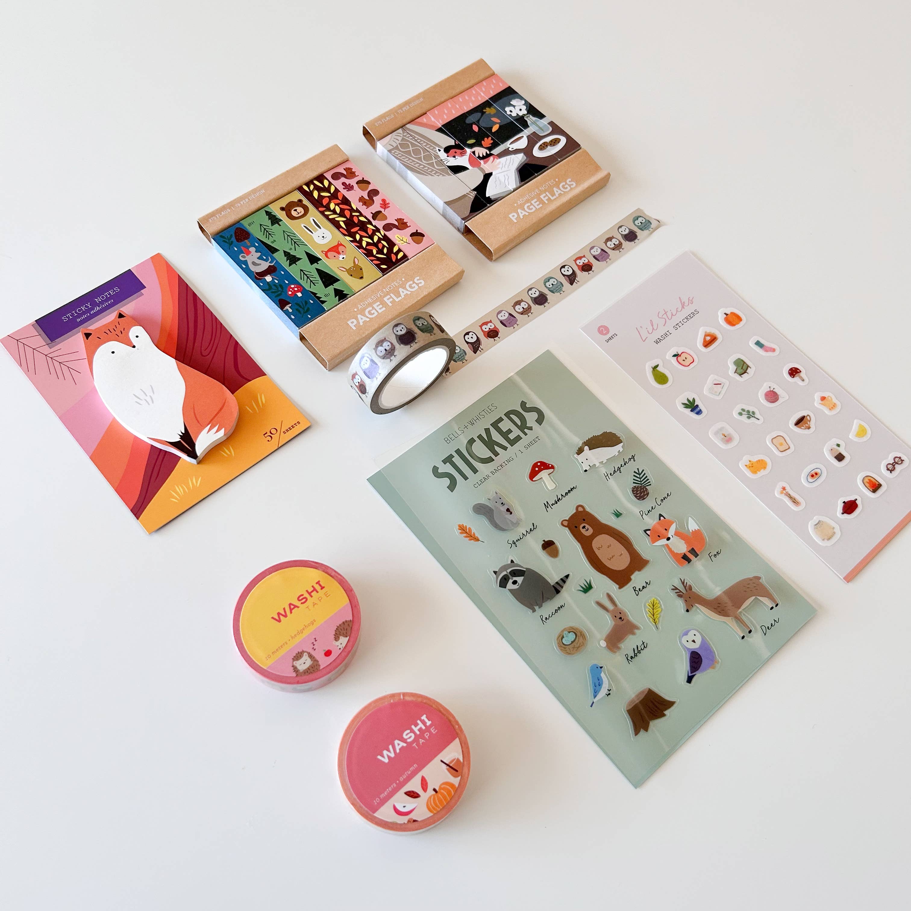 Girl of All Work - Fox Die Cut Sticky Notes